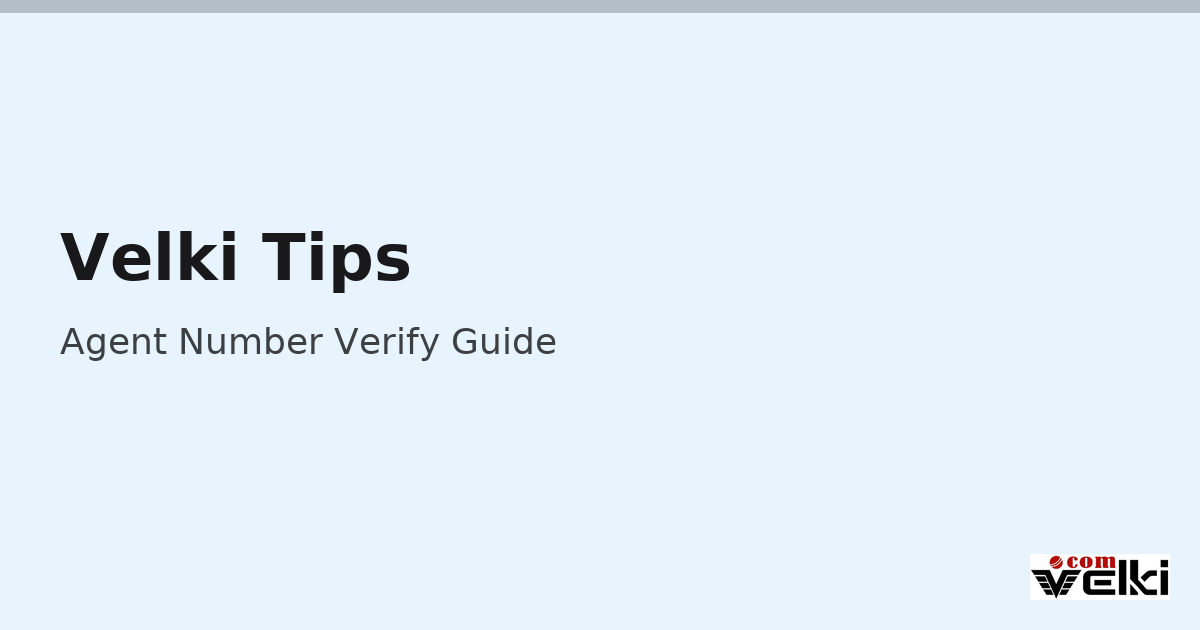 Velki Agent Update 2026
